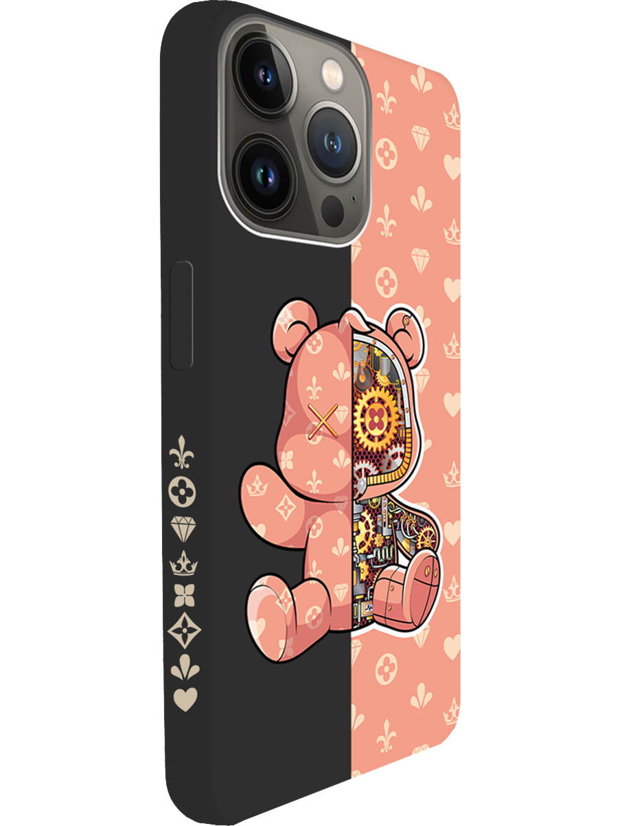 Силиконовый чехол на Apple iPhone 14 Pro Max с принтом "Персиковый Мишка" матовый черный, Черный;оранжевый, 745400872
Силиконовый чехол на Apple iPhone 14 Pro Max с принтом "Персиковый Мишка" матовый черный, Черный;оранжевый, 745400872