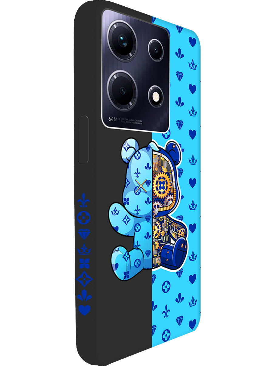 Силиконовый чехол на Infinix Note 30 с принтом "Синий Мишка" матовый черный, Черный;голубой;синий, 773943772
Силиконовый чехол на Infinix Note 30 с принтом "Синий Мишка" матовый черный, Черный;голубой;синий, 773943772