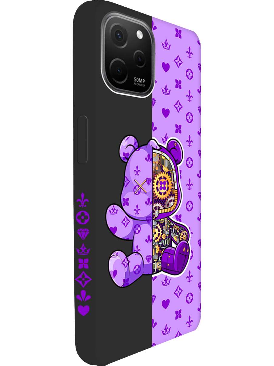 Силиконовый чехол на Huawei nova Y61 с принтом "Фиолетовый Мишка" матовый черный, Черный;фиолетовый, 762098572
Силиконовый чехол на Huawei nova Y61 с принтом "Фиолетовый Мишка" матовый черный, Черный;фиолетовый, 762098572