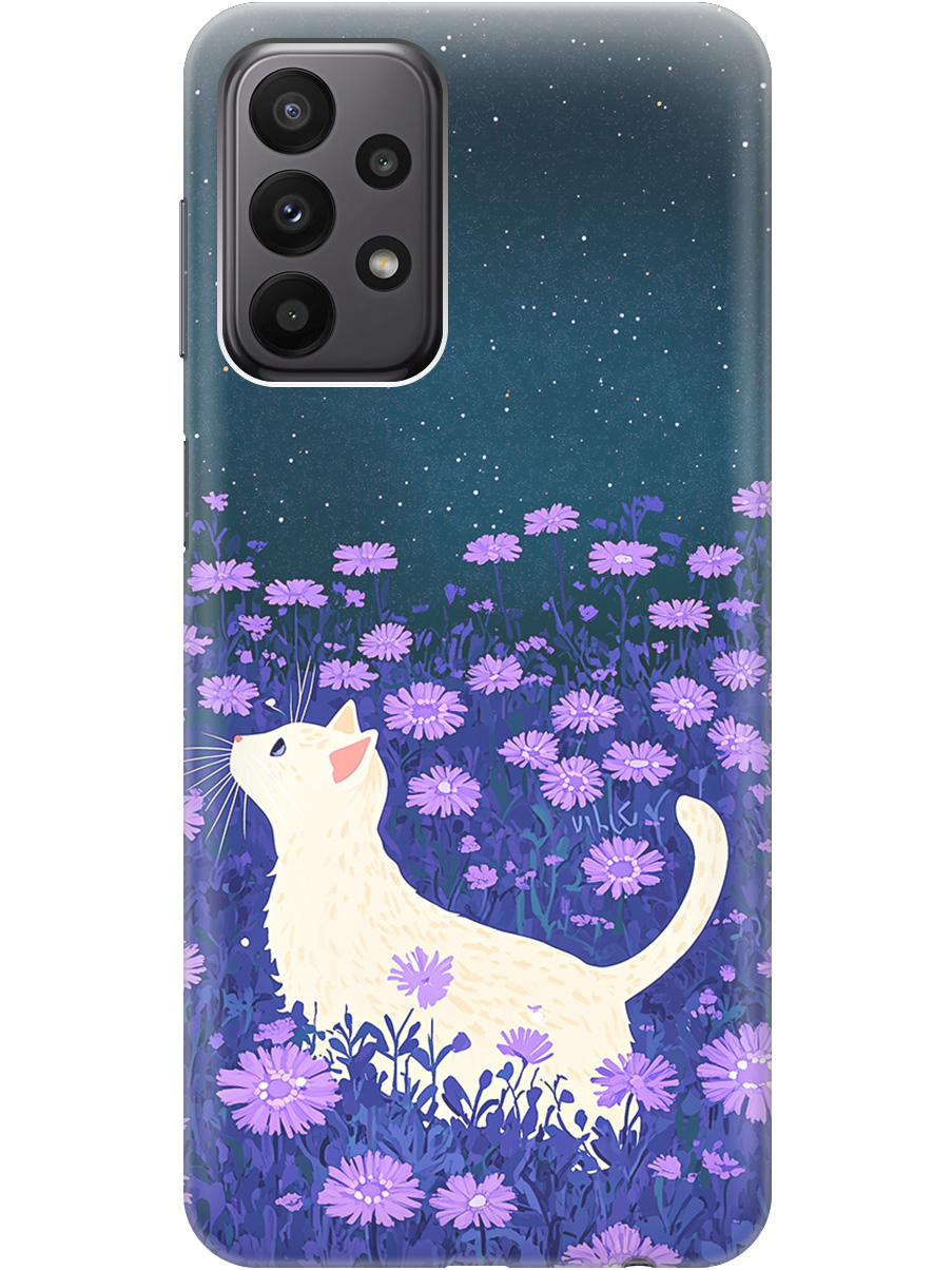 Силиконовый чехол на Samsung Galaxy A23 4G с принтом матовый черный 857176, Черный;белый;фиолетовый, 740132812
Силиконовый чехол на Samsung Galaxy A23 4G с принтом матовый черный 857176, Черный;белый;фиолетовый, 740132812