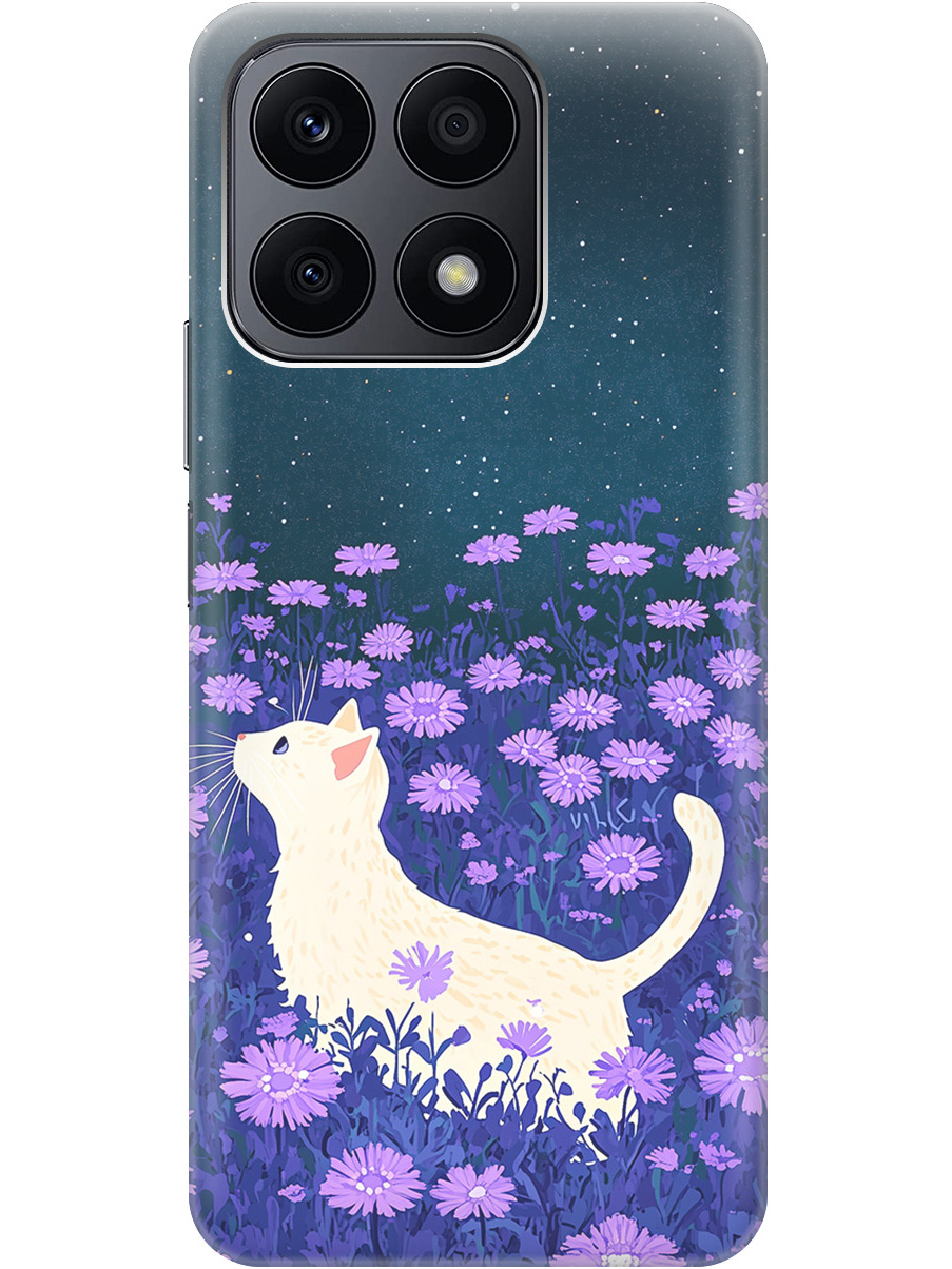 Силиконовый чехол на Honor X8a с принтом "Котик в сиреневых цветах" матовый черный, Черный;белый;фиолетовый, 768741612
Силиконовый чехол на Honor X8a с принтом "Котик в сиреневых цветах" матовый черный, Черный;белый;фиолетовый, 768741612