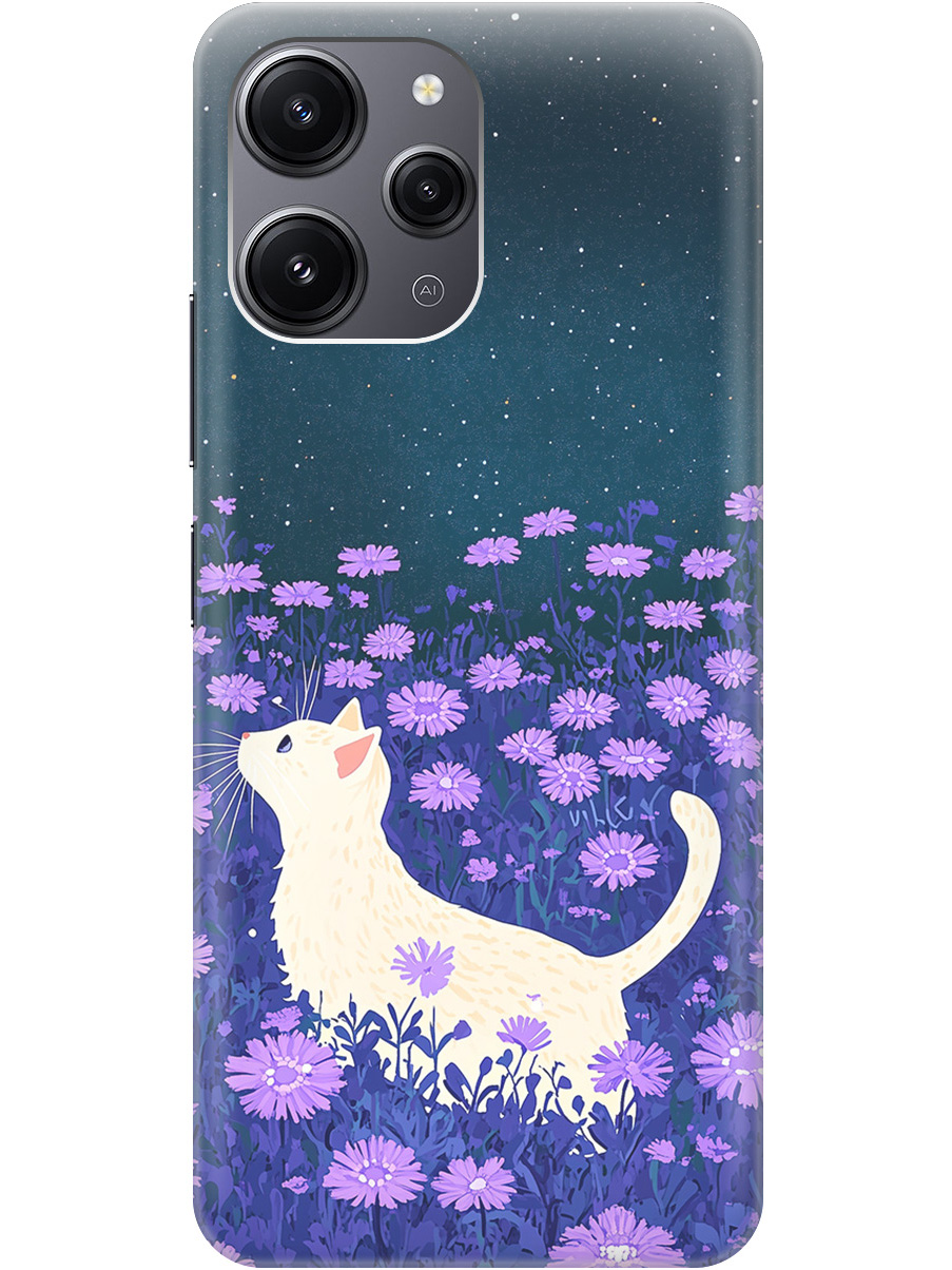 Силиконовый чехол на Xiaomi Redmi 12 с принтом "Котик в сиреневых цветах" матовый черный, Черный;белый;фиолетовый, 772621712
Силиконовый чехол на Xiaomi Redmi 12 с принтом "Котик в сиреневых цветах" матовый черный, Черный;белый;фиолетовый, 772621712