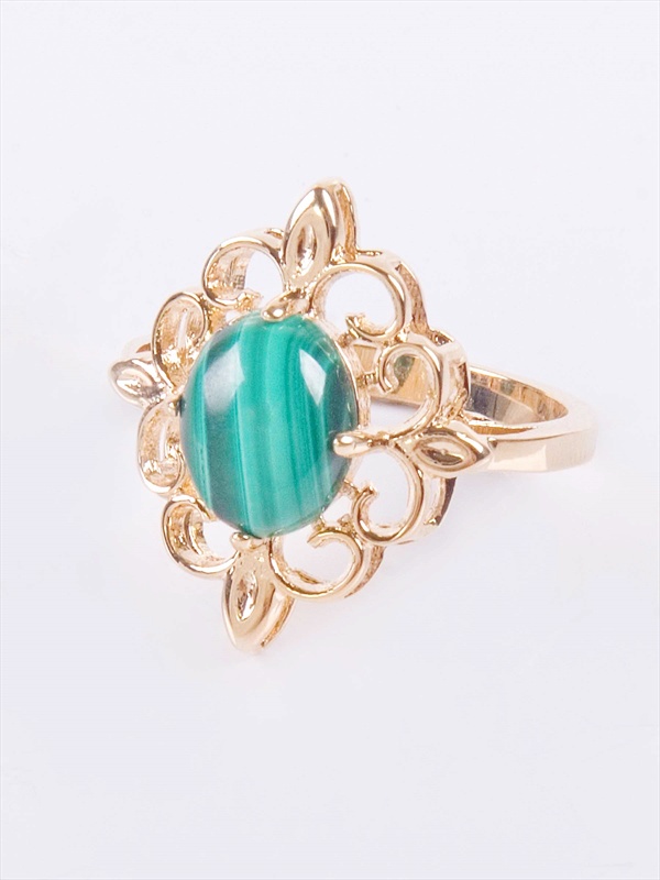 Кольцо из бижутерного сплава р. 18 Lotus Jewelry 3040R-08ml, малахит, Кольцо с малахитом "Констанция" 3040R-08ml
Кольцо из бижутерного сплава р. 18 Lotus Jewelry 3040R-08ml, малахит, Кольцо с малахитом "Констанция" 3040R-08ml
