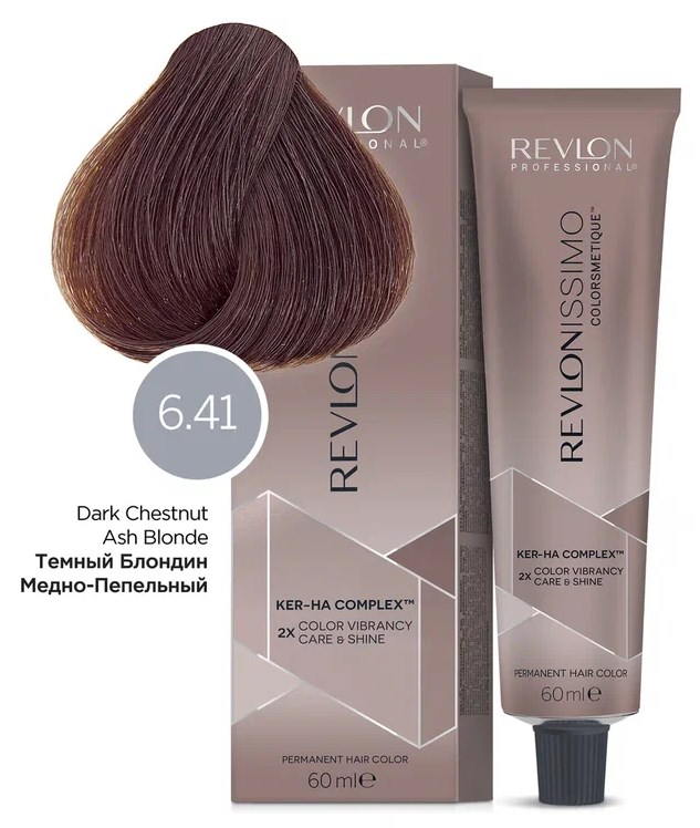 Краска для волос Revlon Professional Revlonissimo Colorsmetique Color & Care, 6.41
Краска для волос Revlon Professional Revlonissimo Colorsmetique Color & Care, 6.41