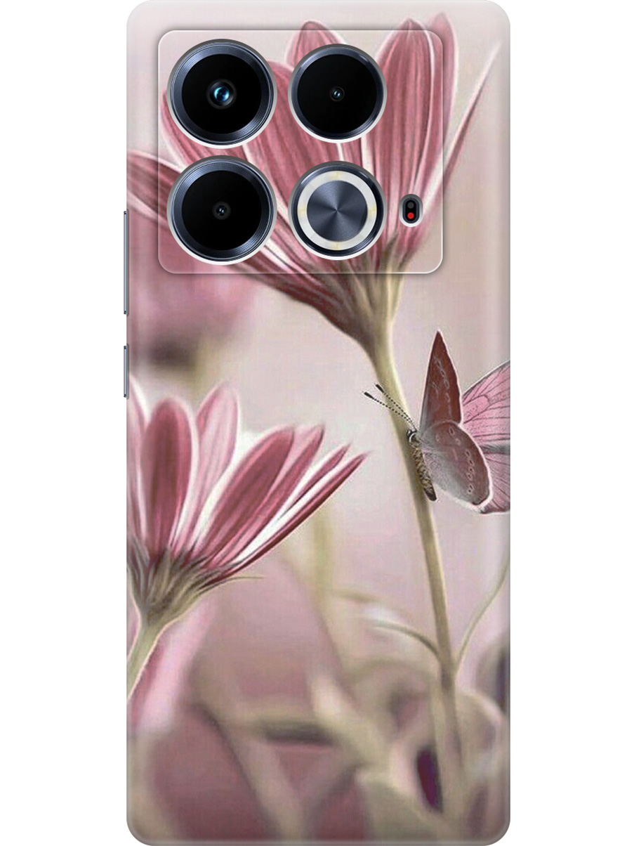 Силиконовый чехол на Infinix Note 40 с принтом "Бабочка на розовом цветке", Прозрачный;бежевый;розовый, 782626423
Силиконовый чехол на Infinix Note 40 с принтом "Бабочка на розовом цветке", Прозрачный;бежевый;розовый, 782626423