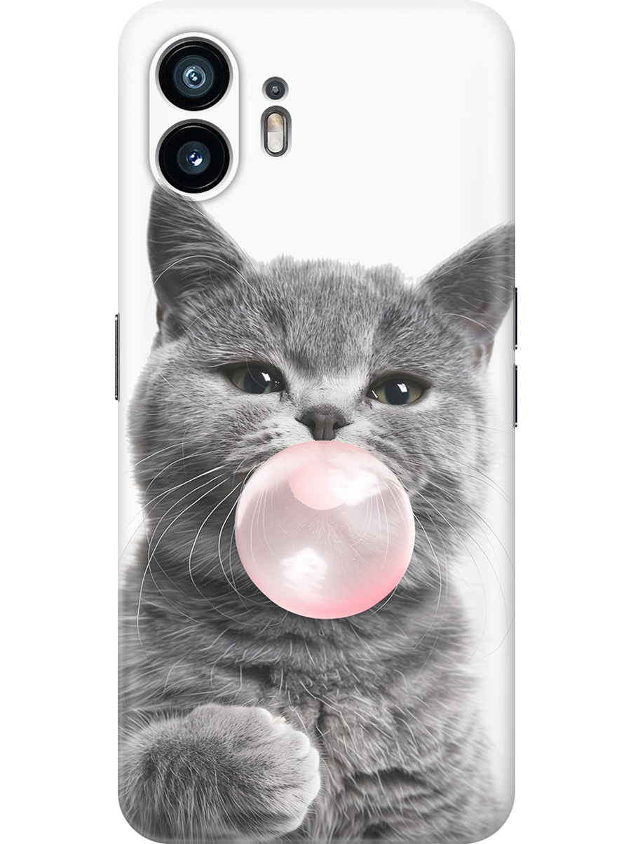 Силиконовый чехол на Nothing Phone (2) с принтом "Котик и жвачка", Прозрачный;белый;розовый;серый, 784811511
Силиконовый чехол на Nothing Phone (2) с принтом "Котик и жвачка", Прозрачный;белый;розовый;серый, 784811511