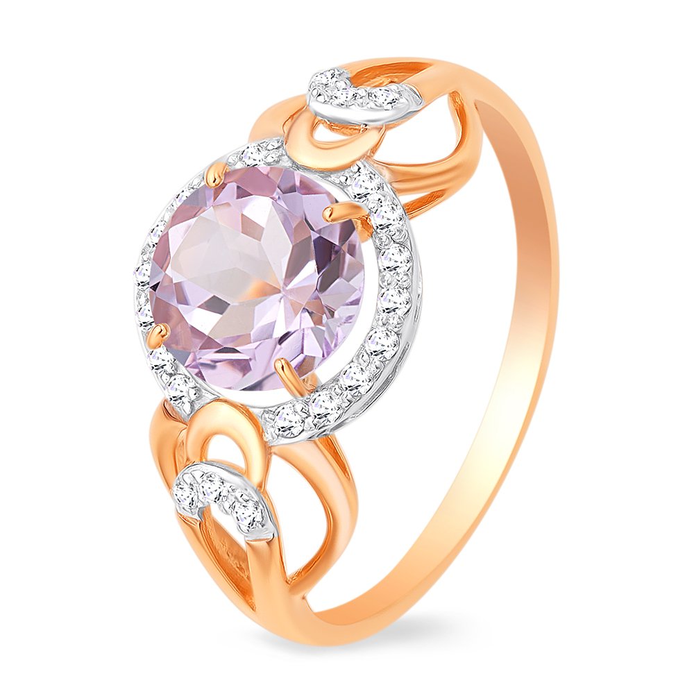 Кольцо женское из красного золота с аметистом, фианитом 585Gold 201011326, р, 201011326
Кольцо женское из красного золота с аметистом, фианитом 585Gold 201011326, р, 201011326