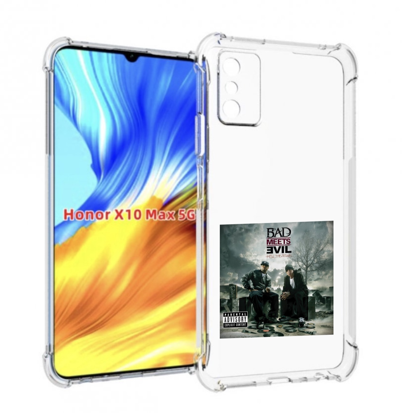 Чехол MyPads Eminem BAD MEETS EVIL – HELL THE SEQUEL для Honor X10 Max, Прозрачный, Tocco
Чехол MyPads Eminem BAD MEETS EVIL – HELL THE SEQUEL для Honor X10 Max, Прозрачный, Tocco