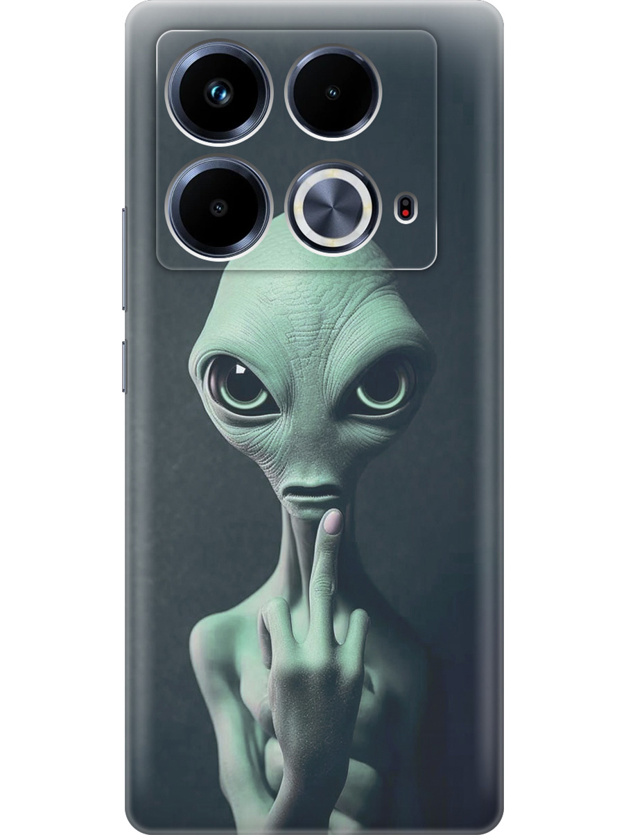 Силиконовый чехол на Infinix Note 40 с принтом "Инопланетянин", Прозрачный;зеленый;синий;черный, 782626413
Силиконовый чехол на Infinix Note 40 с принтом "Инопланетянин", Прозрачный;зеленый;синий;черный, 782626413
