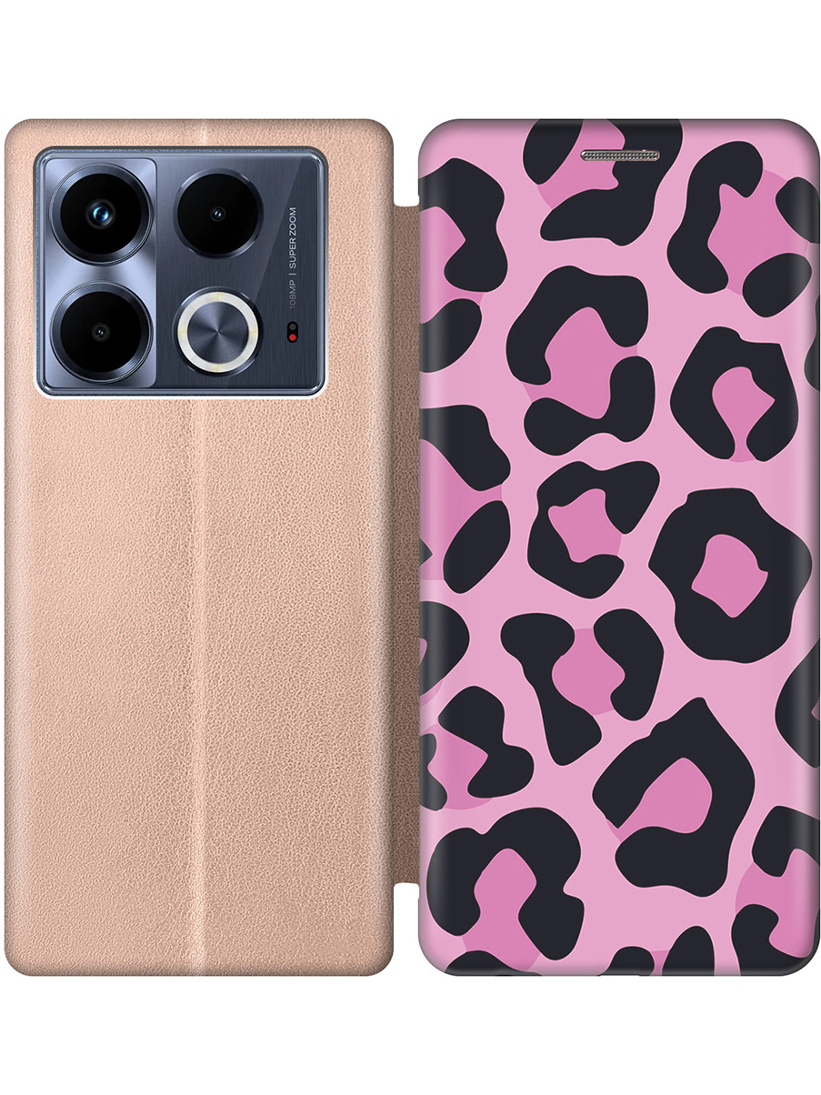 Чехол-книжка на Infinix Note 40 с принтом "Паттерн розовый леопард" золотой, Золотистый;розовый;черный, 782626432
Чехол-книжка на Infinix Note 40 с принтом "Паттерн розовый леопард" золотой, Золотистый;розовый;черный, 782626432