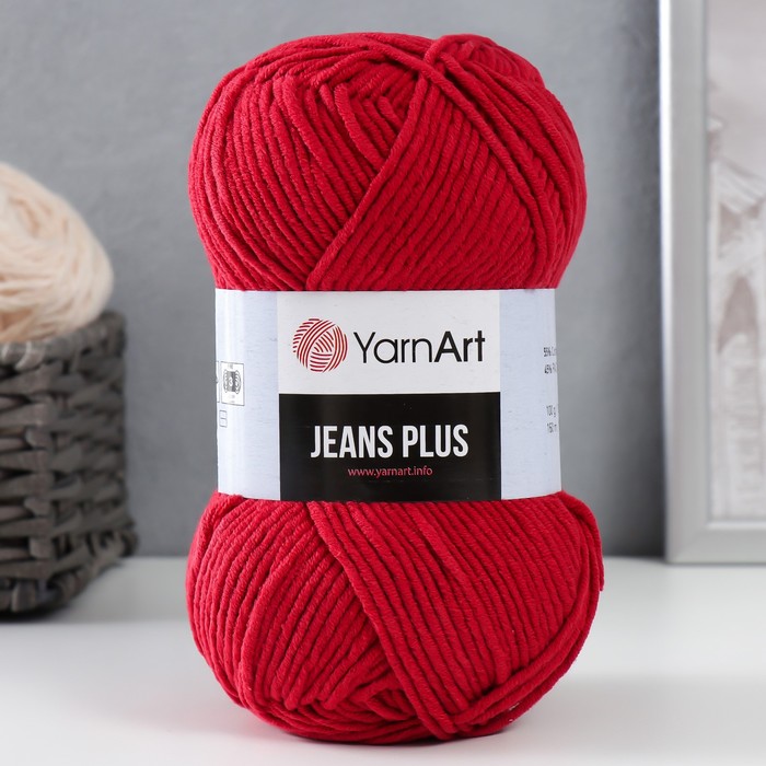 Пряжа "Jeans plus" 55% хлопок, 45% акрил 160м/100гр (51 красный), Пряжа для вязания "Jeans plus"
Пряжа "Jeans plus" 55% хлопок, 45% акрил 160м/100гр (51 красный), Пряжа для вязания "Jeans plus"
