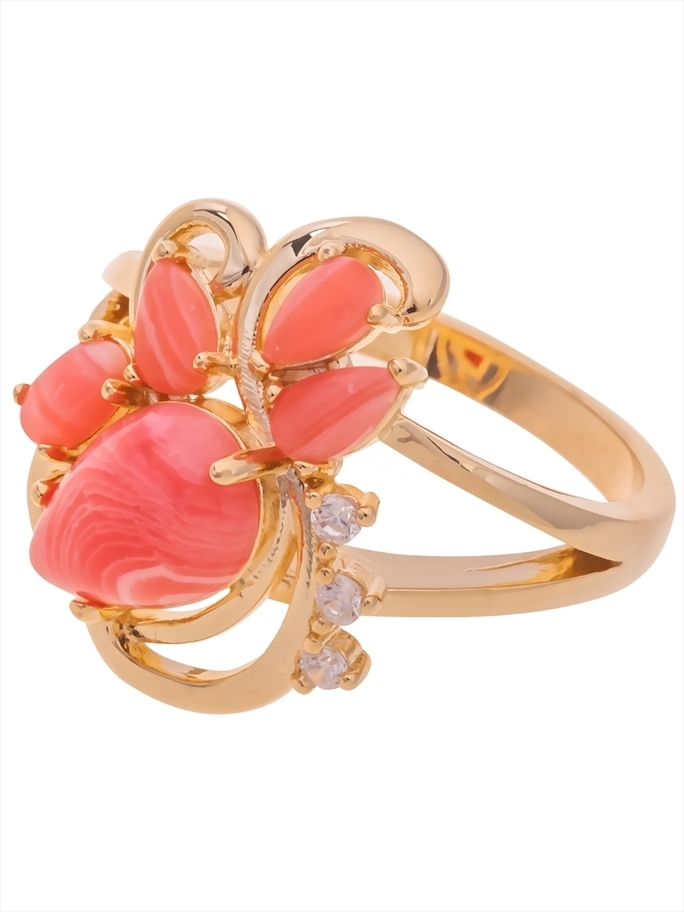 Кольцо из бижутерного сплава р.19 Lotus Jewelry 3037R-09, родохрозит/циркон, 3037R-09
Кольцо из бижутерного сплава р.19 Lotus Jewelry 3037R-09, родохрозит/циркон, 3037R-09