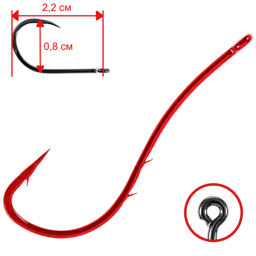 Одинарные крючки Owner Chod Hook №10, с колечком, с бородкой, цевье с зазубринами, Красный, Owner 53118 № 10 (8шт.)
Одинарные крючки Owner Chod Hook №10, с колечком, с бородкой, цевье с зазубринами, Красный, Owner 53118 № 10 (8шт.)