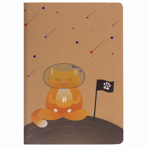 Тетрадь 40 л. в клетку бежевая бумага 70 г/м2, сшивка, А5 147х210 мм, SPACE CAT, BRAUBERG
Тетрадь 40 л. в клетку бежевая бумага 70 г/м2, сшивка, А5 147х210 мм, SPACE CAT, BRAUBERG