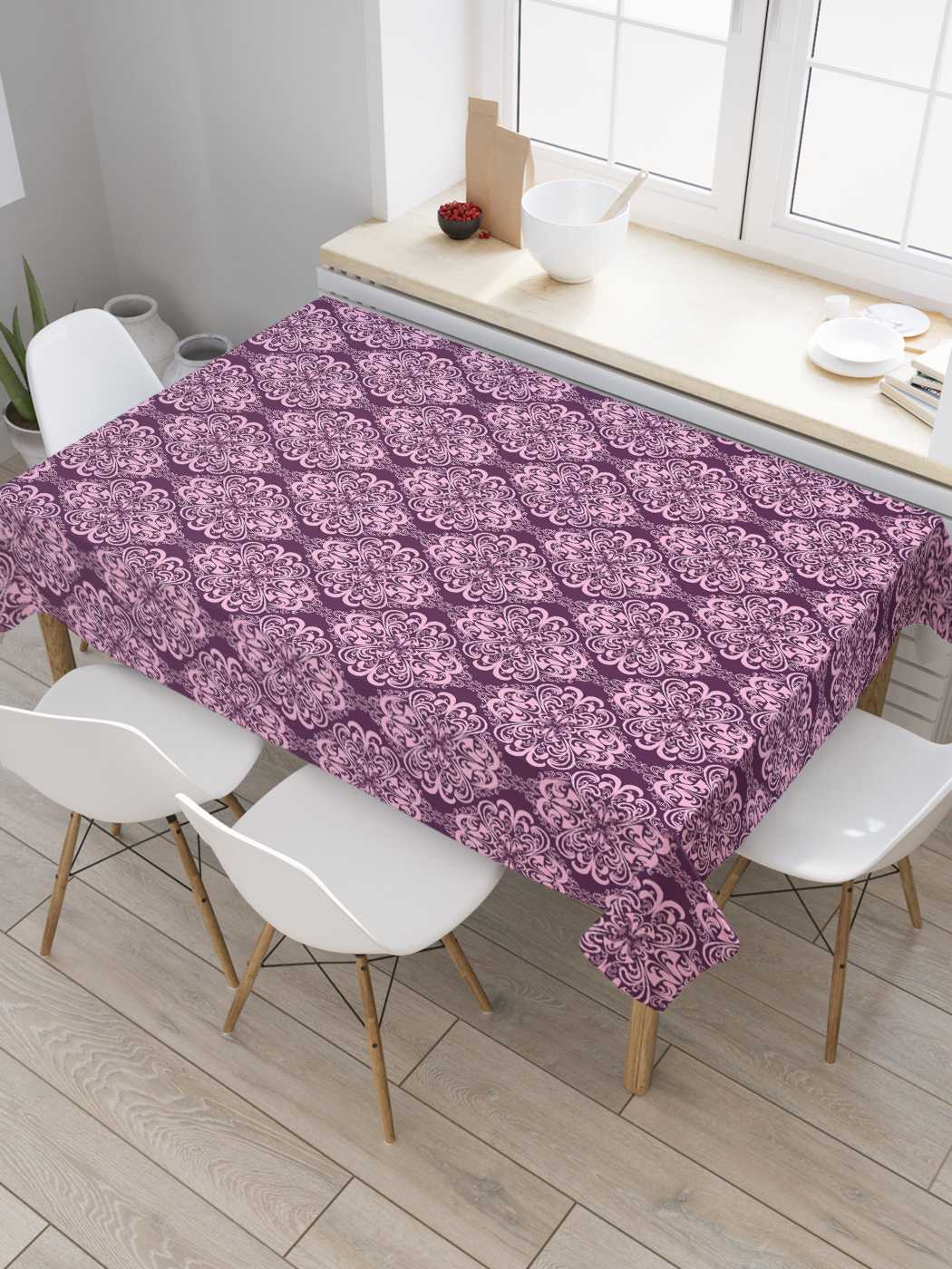 Скатерть прямоугольная JoyArty "Узорчатый орнамент в стиле Барокко" из сатена, 180x145 см, Голубой, Узорчатый орнамент в стиле Барокко
Скатерть прямоугольная JoyArty "Узорчатый орнамент в стиле Барокко" из сатена, 180x145 см, Голубой, Узорчатый орнамент в стиле Барокко