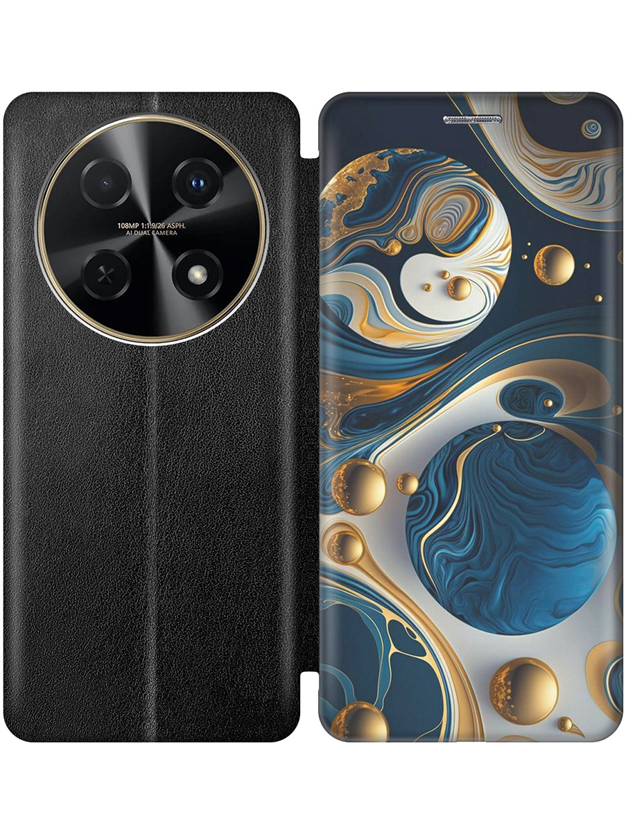 Чехол-книжка на Huawei nova 12i с принтом "Сине-золотые фигуры" черный, Черный;желтый;синий, 782624032
Чехол-книжка на Huawei nova 12i с принтом "Сине-золотые фигуры" черный, Черный;желтый;синий, 782624032