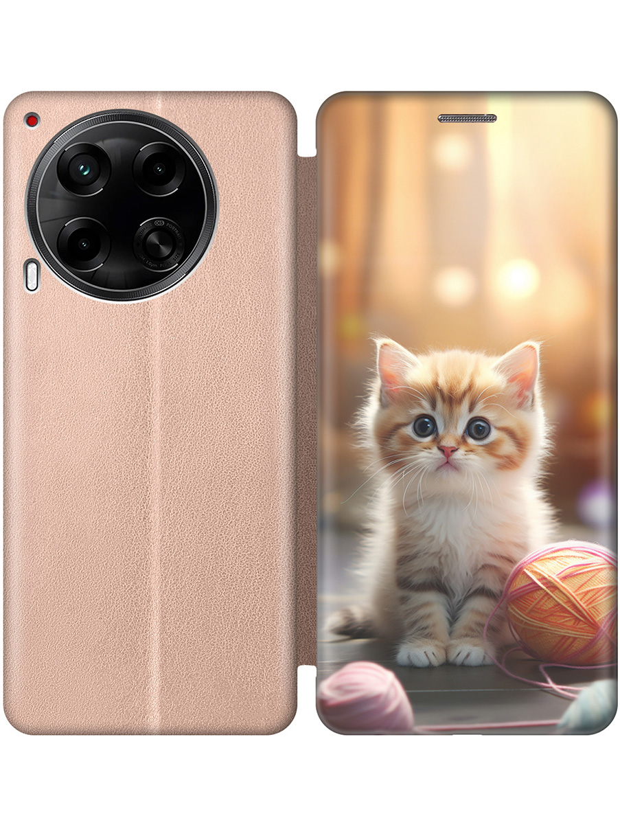 Чехол-книжка на Tecno Camon 30 4g / 30 5g с принтом "Котик и нитки" золотой, Золотистый;белый;желтый;розовый, 782632411
Чехол-книжка на Tecno Camon 30 4g / 30 5g с принтом "Котик и нитки" золотой, Золотистый;белый;желтый;розовый, 782632411