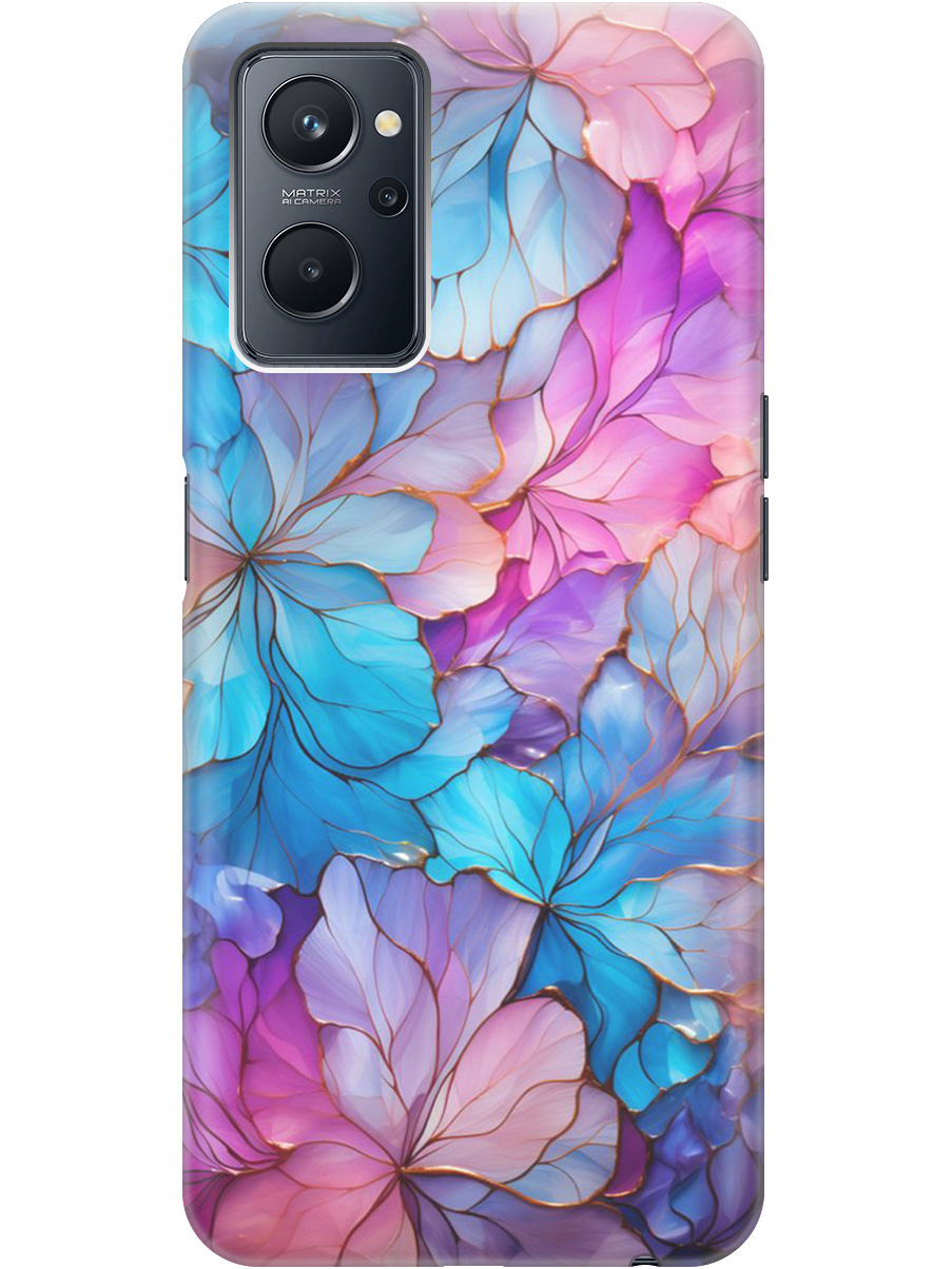 Силиконовый чехол на Realme 9i с рисунком "Цветочный витраж", Голубой;розовый, 20000813
Силиконовый чехол на Realme 9i с рисунком "Цветочный витраж", Голубой;розовый, 20000813