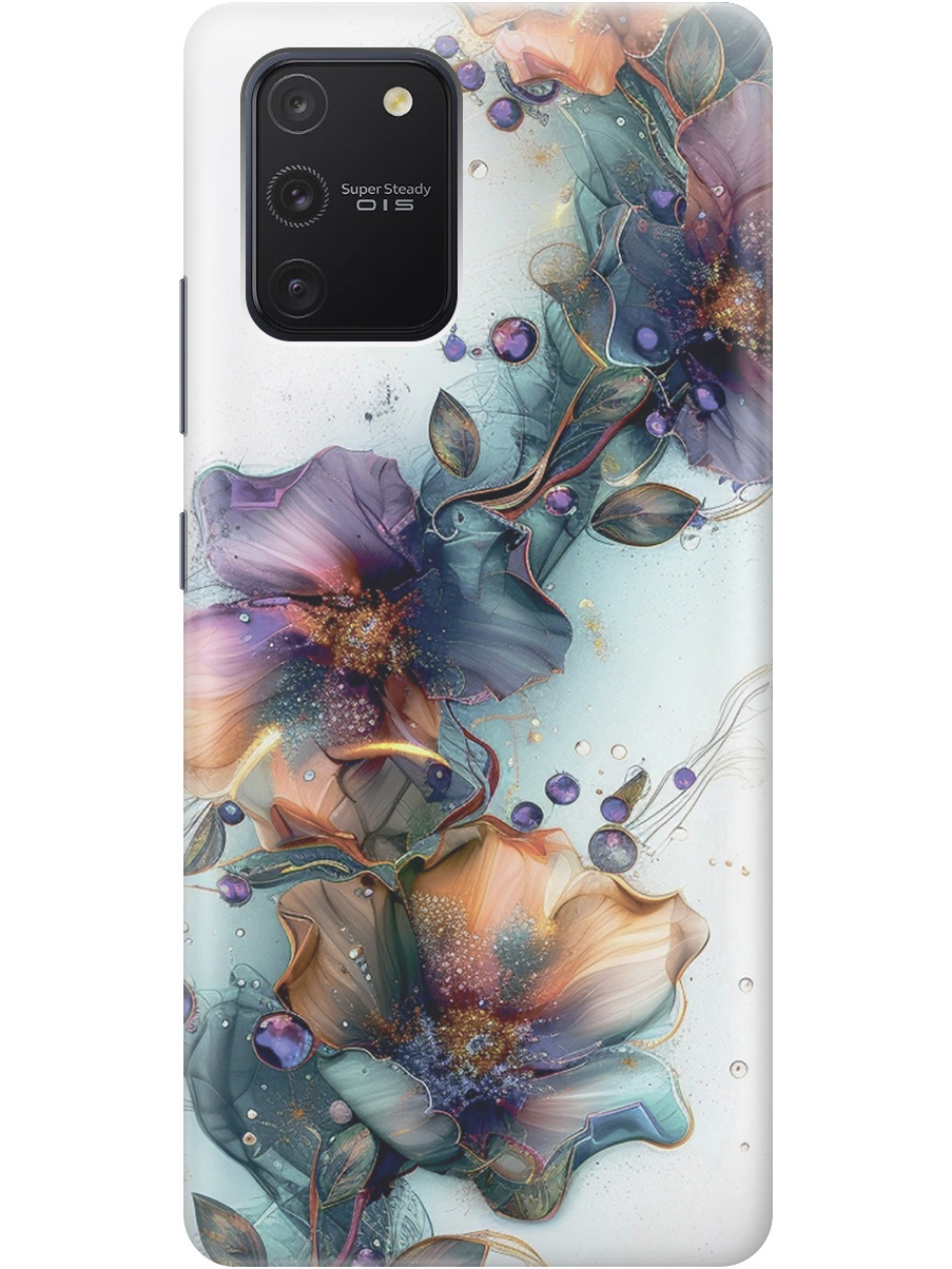Силиконовый чехол на Samsung Galaxy S10 Lite с принтом "Мистические цветы", Прозрачный;белый;зеленый, 722694710
Силиконовый чехол на Samsung Galaxy S10 Lite с принтом "Мистические цветы", Прозрачный;белый;зеленый, 722694710