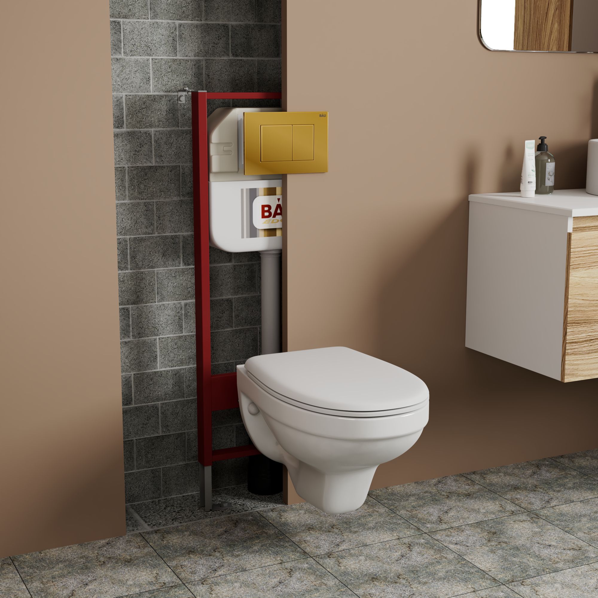 Комплект BAU 6 в 1: инсталляция BAU NEO 45,унитаз Rio Luxe 52*35,сиденье,клавиша, NEO45700-30745
Комплект BAU 6 в 1: инсталляция BAU NEO 45,унитаз Rio Luxe 52*35,сиденье,клавиша, NEO45700-30745