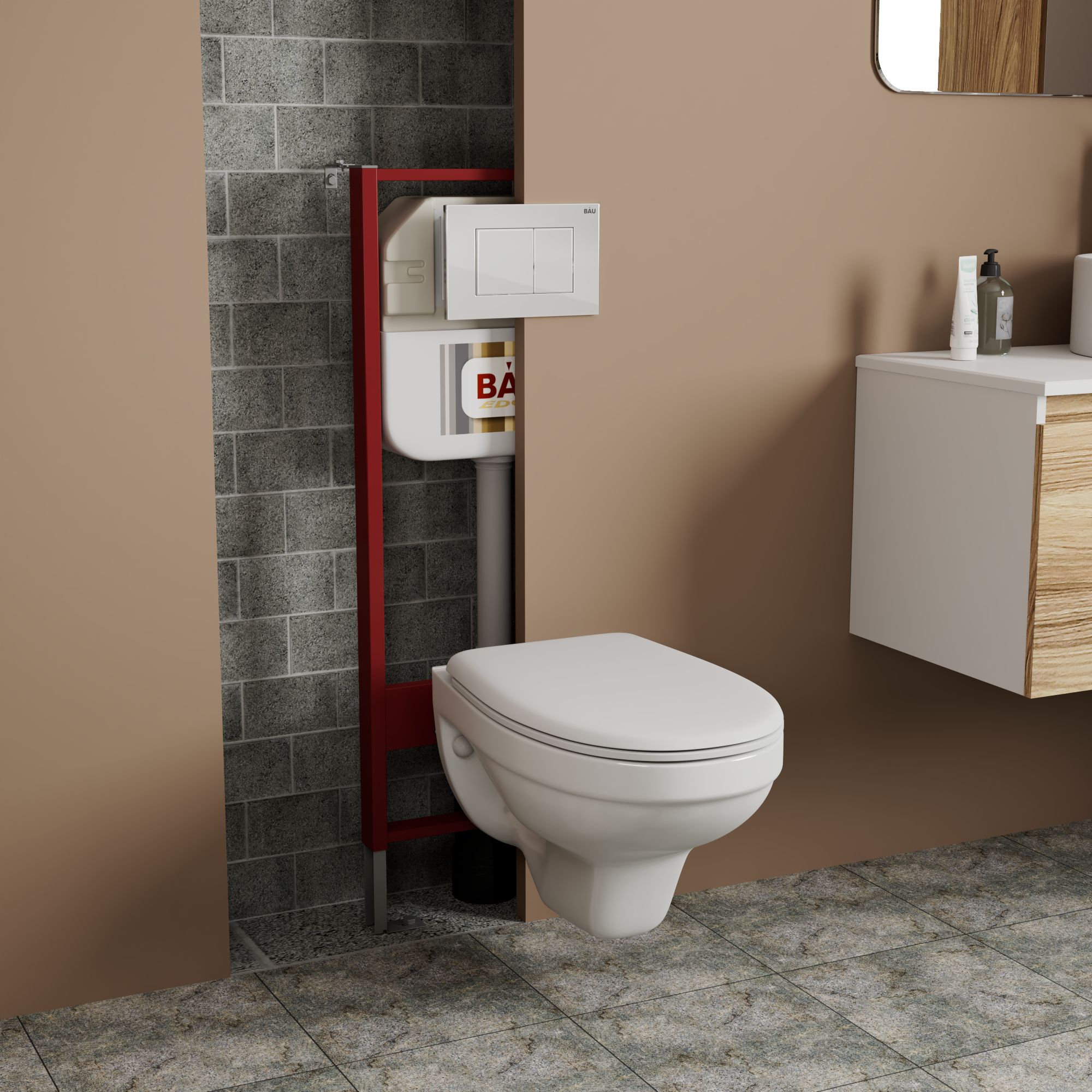 Комплект BAU 6 в 1: инсталляция BAU NEO 45,унитаз Rio Luxe 52*35,сиденье,клавиша, NEO45700-30745
Комплект BAU 6 в 1: инсталляция BAU NEO 45,унитаз Rio Luxe 52*35,сиденье,клавиша, NEO45700-30745