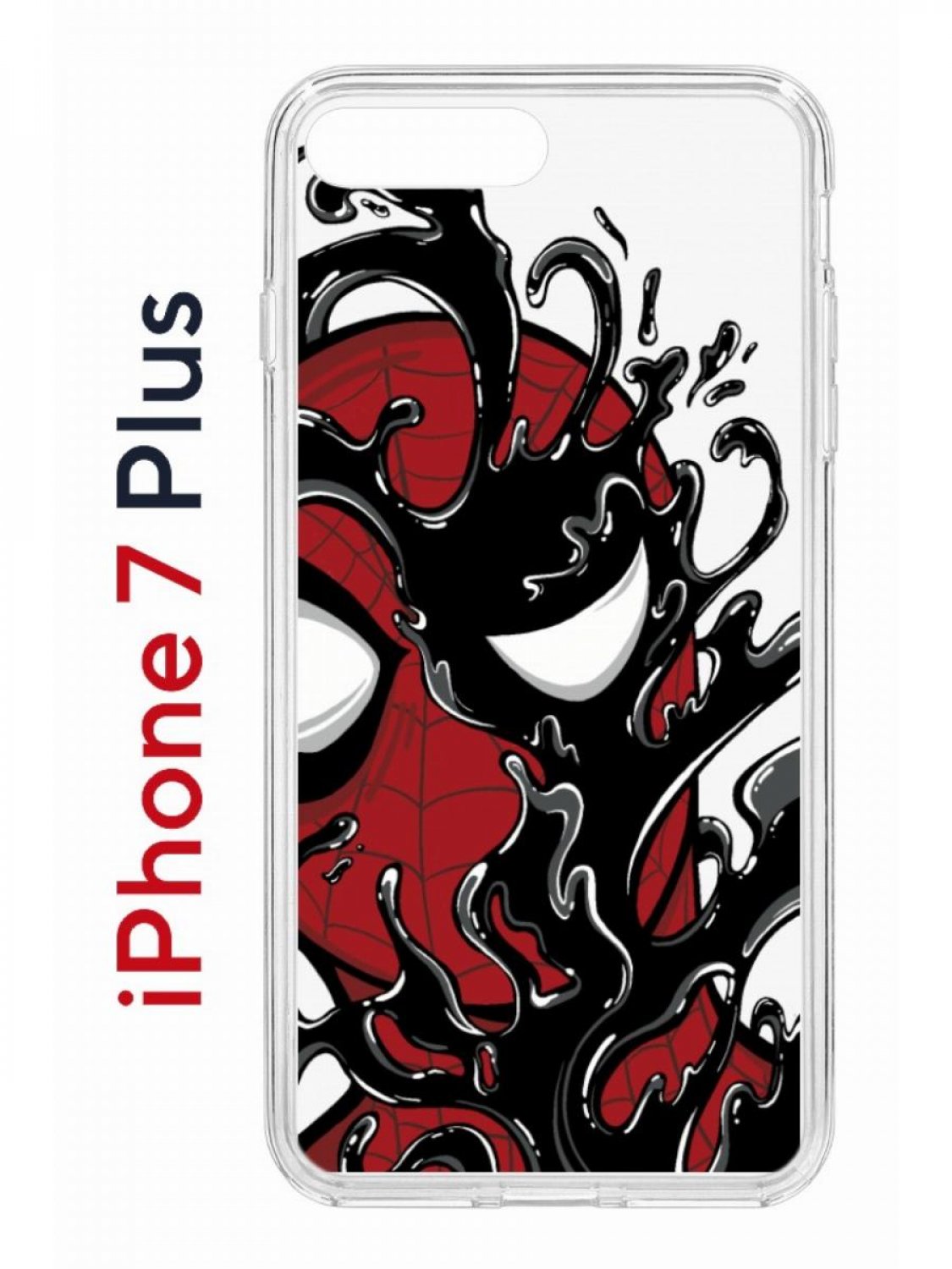Чехол на iPhone 7 Plus/8 Plus Kruche Print Spider-Man-Venom, бампер с защитой камеры, Прозрачный;красный;черный;серый, Айфон 7 плюс, 8 плюс
Чехол на iPhone 7 Plus/8 Plus Kruche Print Spider-Man-Venom, бампер с защитой камеры, Прозрачный;красный;черный;серый, Айфон 7 плюс, 8 плюс