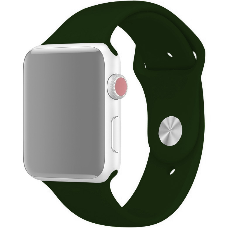 Ремешок для Apple Watch 1-6/SE силиконовый 38/40 мм InnoZone - Темно-зеленый (APWTSI38-49)
Ремешок для Apple Watch 1-6/SE силиконовый 38/40 мм InnoZone - Темно-зеленый (APWTSI38-49)