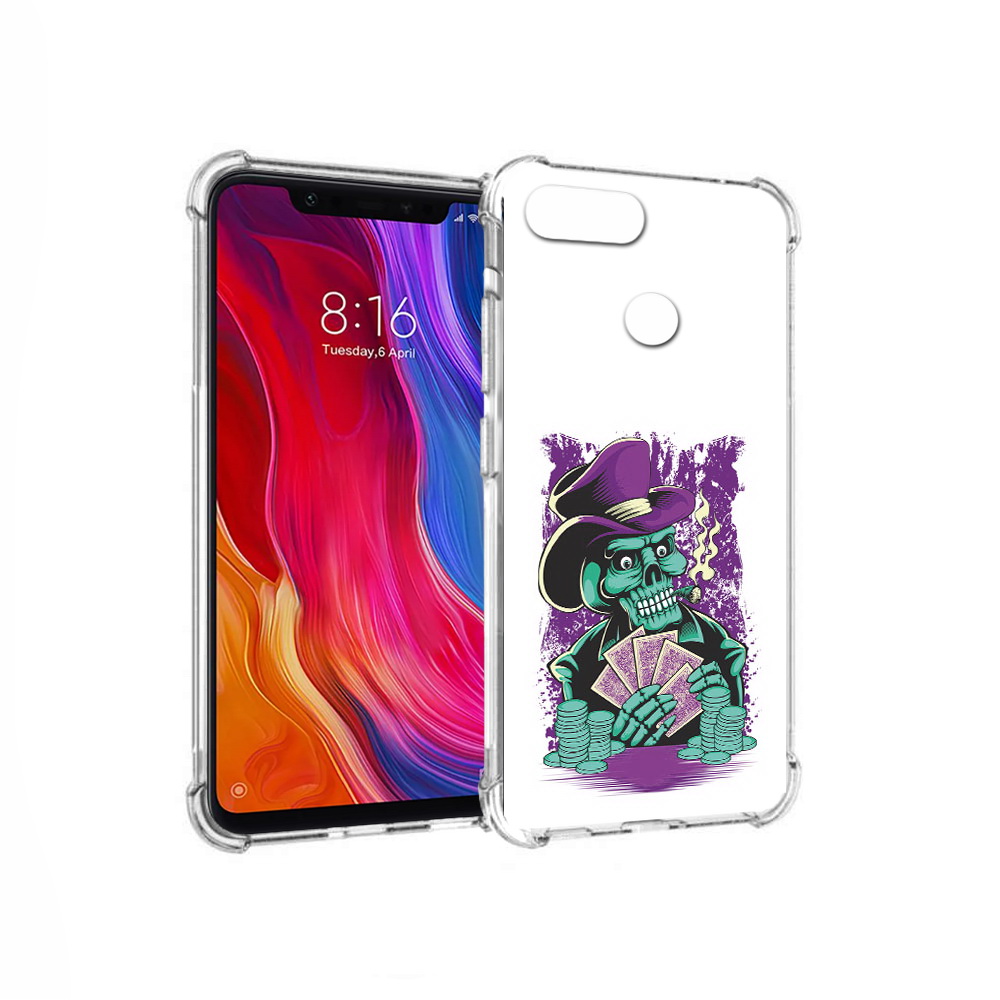 Чехол MyPads Tocco для Xiaomi Mi 8 Lite зеленый череп с картами (PT119514.309.361), Прозрачный, Tocco
Чехол MyPads Tocco для Xiaomi Mi 8 Lite зеленый череп с картами (PT119514.309.361), Прозрачный, Tocco