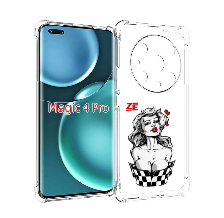 Чехол MyPads черно белая девушка с красными губами женский для Honor Magic4 Pro, Прозрачный, Tocco
Чехол MyPads черно белая девушка с красными губами женский для Honor Magic4 Pro, Прозрачный, Tocco