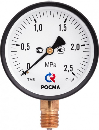 Вакуумметр радиальный ТВ-110Р.00 (-0.1-0 МРа) М10х1.0 кл.2.5 | код 00000013098 | РОСМА ( 1
Вакуумметр радиальный ТВ-110Р.00 (-0.1-0 МРа) М10х1.0 кл.2.5 | код 00000013098 | РОСМА ( 1