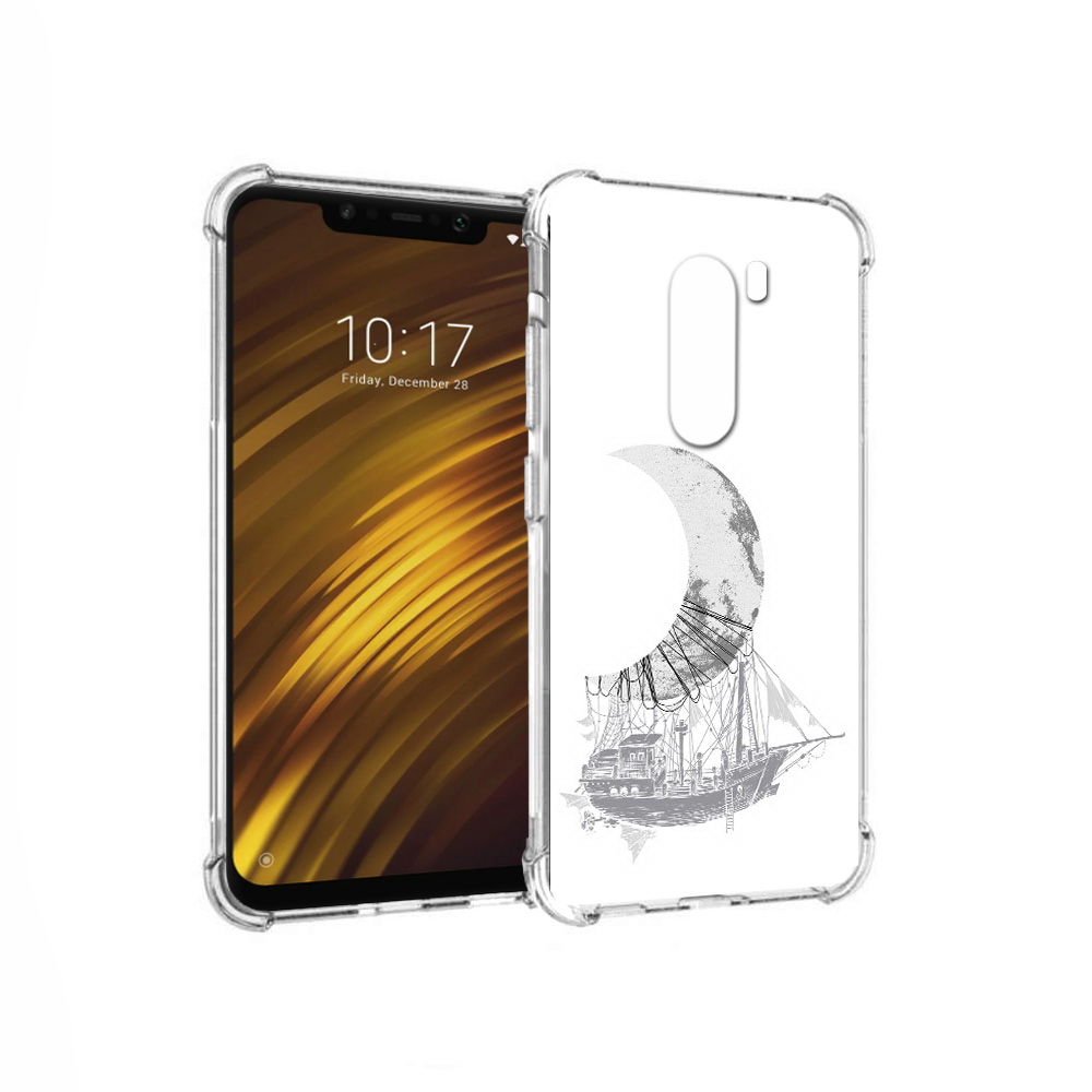 Чехол MyPads Tocco для Xiaomi Pocophone F1 черно белый корабль полумесяц, Прозрачный, Tocco
Чехол MyPads Tocco для Xiaomi Pocophone F1 черно белый корабль полумесяц, Прозрачный, Tocco