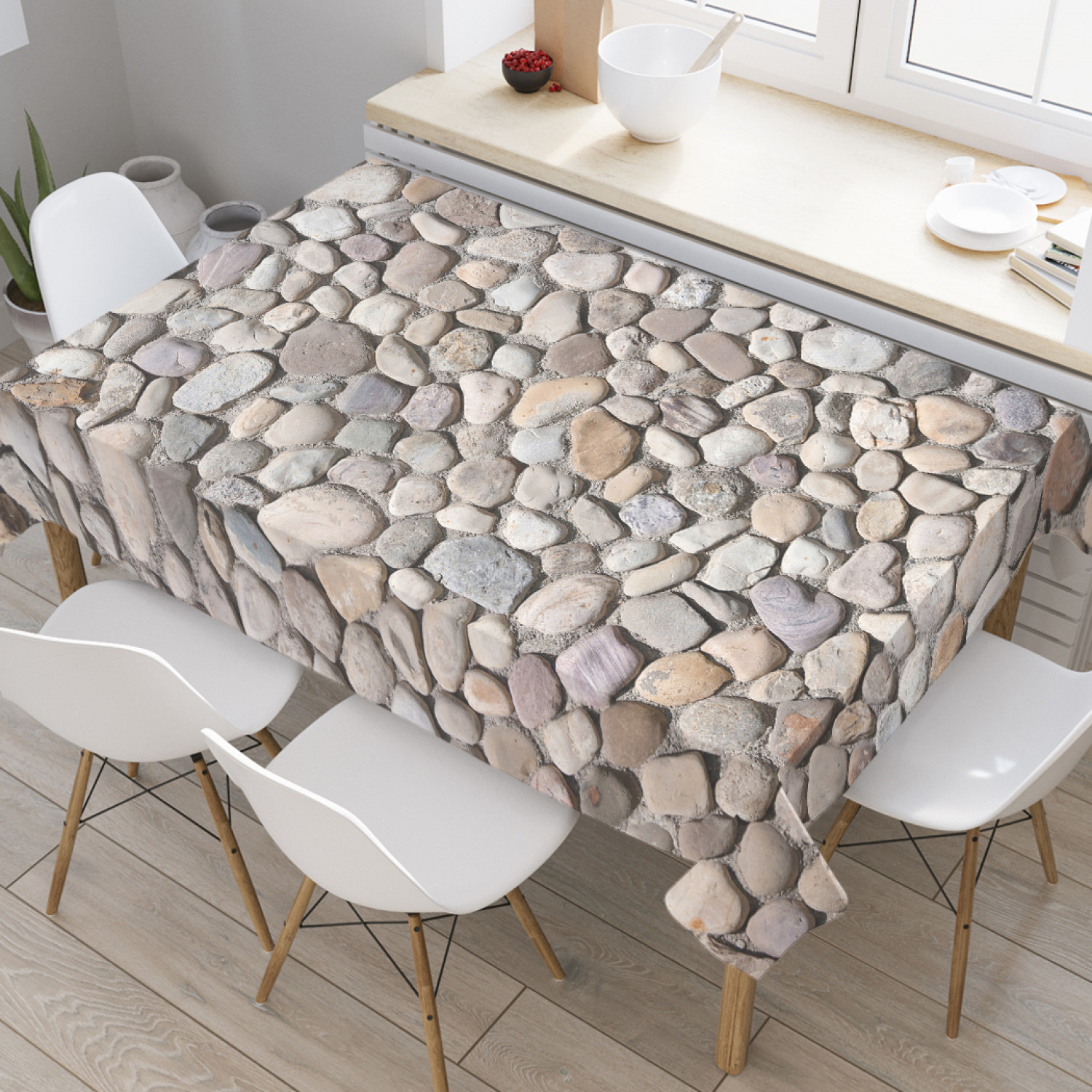 Скатерть прямоугольная JoyArty "Полотно из гальки" из оксфорда, 120x145 см, Серый, Полотно из гальки
Скатерть прямоугольная JoyArty "Полотно из гальки" из оксфорда, 120x145 см, Серый, Полотно из гальки