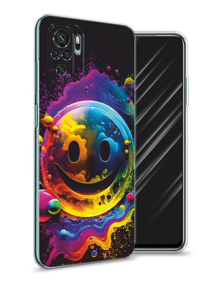 Чехол Awog на Xiaomi Redmi Note 10/Note 10S/Poco M5s "Кислотный смайл", Фиолетовый;желтый;синий, 39750-1
Чехол Awog на Xiaomi Redmi Note 10/Note 10S/Poco M5s "Кислотный смайл", Фиолетовый;желтый;синий, 39750-1