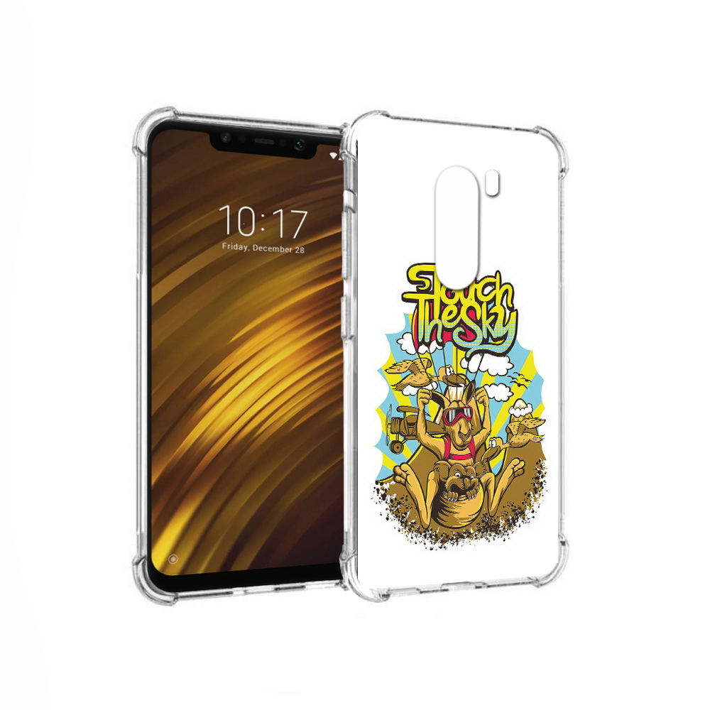 Чехол MyPads Tocco для Xiaomi Pocophone F1 нарисованное кенгуру комикс (PT116503.308.505), Прозрачный, Tocco 
Чехол MyPads Tocco для Xiaomi Pocophone F1 нарисованное кенгуру комикс (PT116503.308.505), Прозрачный, Tocco