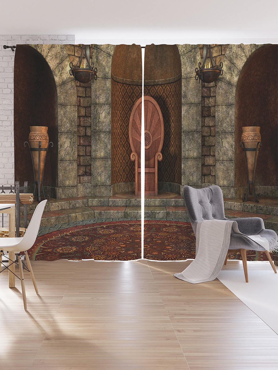 Шторы под лён JoyArty "Зачарованная комната", серия Oxford DeLux, 340х265 см, Зачарованная комната
Шторы под лён JoyArty "Зачарованная комната", серия Oxford DeLux, 340х265 см, Зачарованная комната