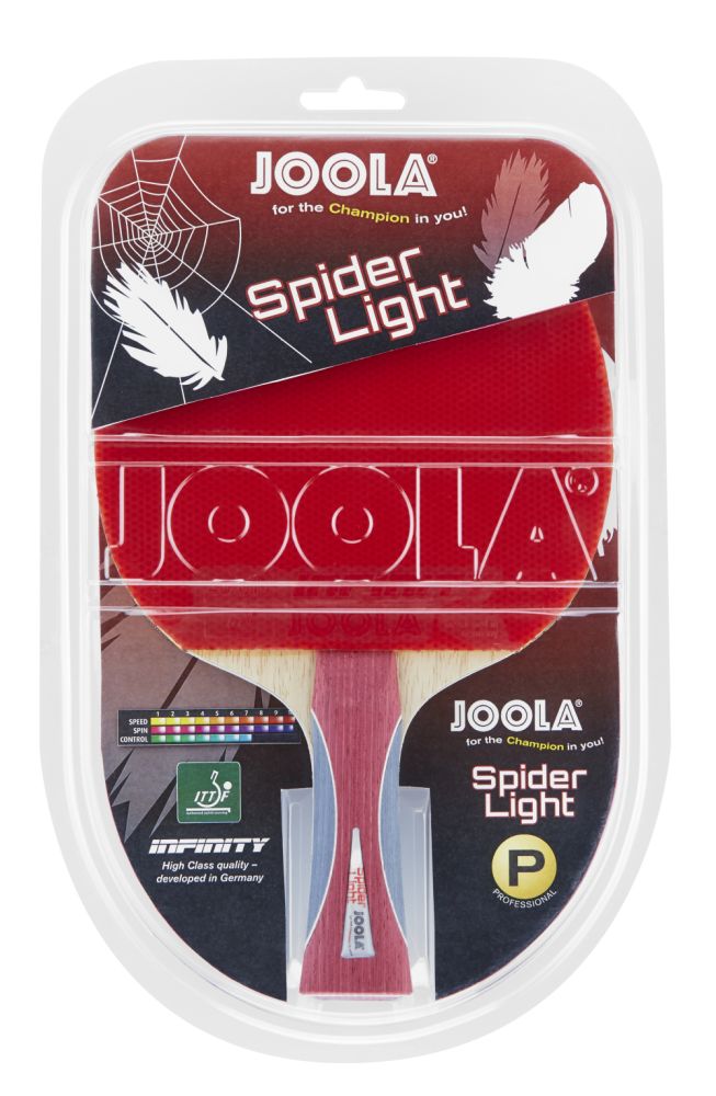 фото Ракетка для настольного тенниса joola spider light, коническая ручка, 5 звезд
