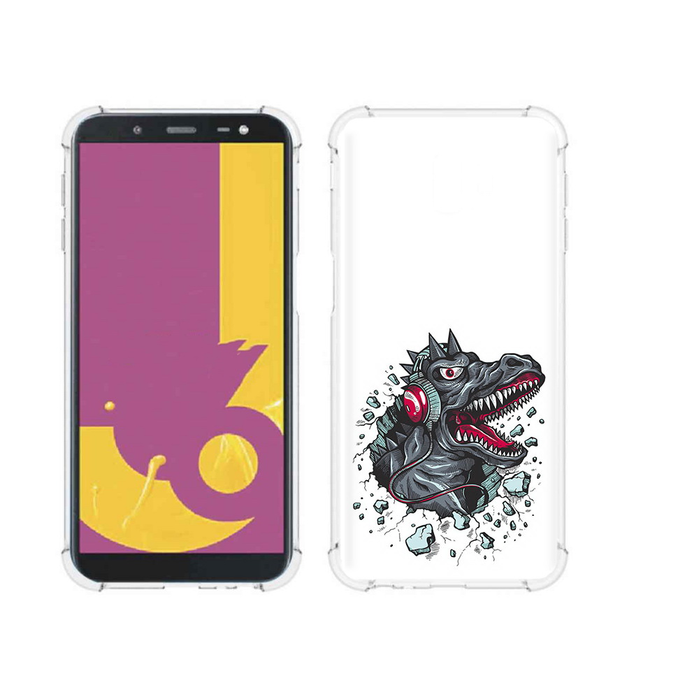 Чехол MyPads Tocco для Samsung Galaxy J6+ (2018) Нарисованный динозавр в наушниках, Прозрачный, Tocco
Чехол MyPads Tocco для Samsung Galaxy J6+ (2018) Нарисованный динозавр в наушниках, Прозрачный, Tocco