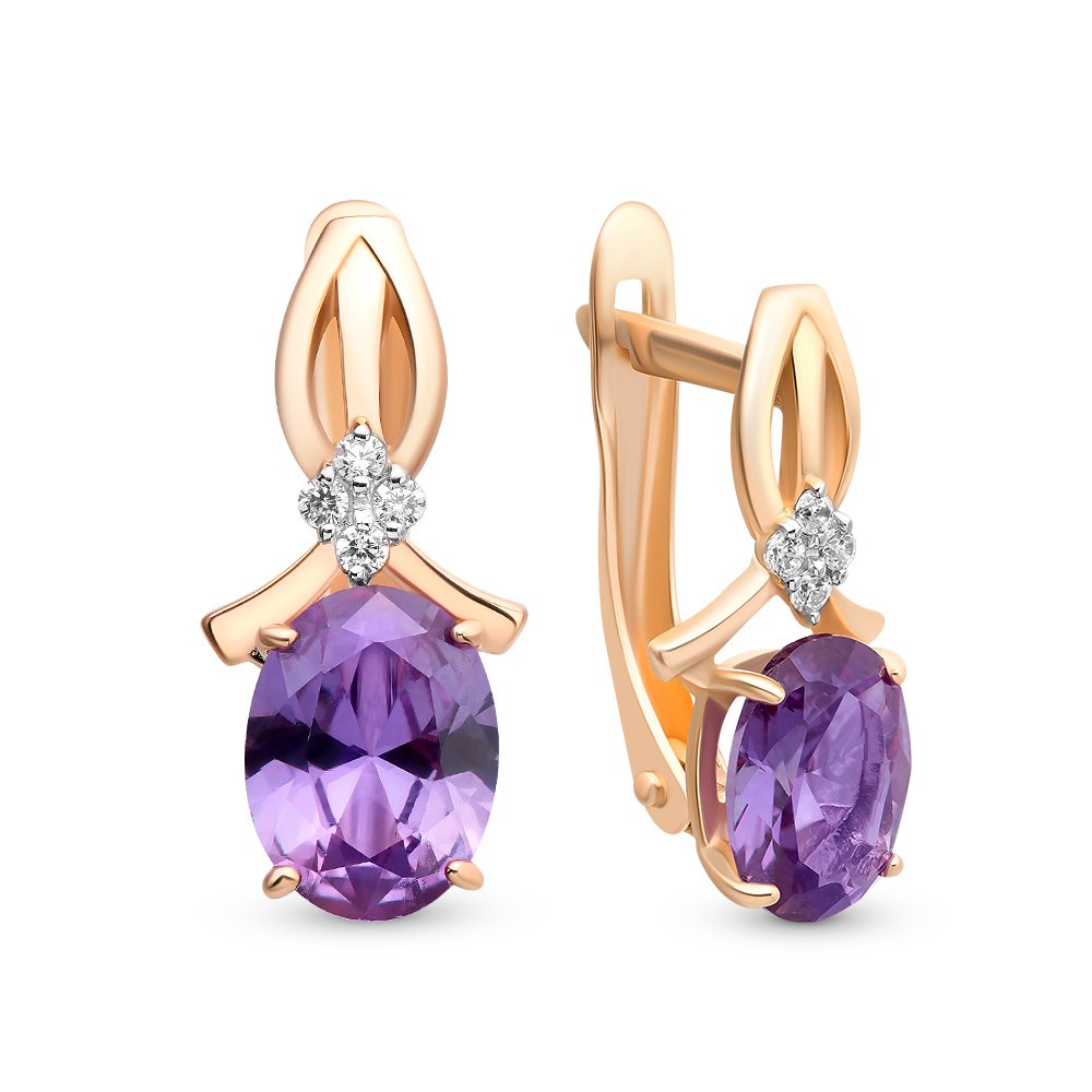 Серьги из красного золота с александритом, фианитом 585Gold 202004645, 202004645
Серьги из красного золота с александритом, фианитом 585Gold 202004645, 202004645