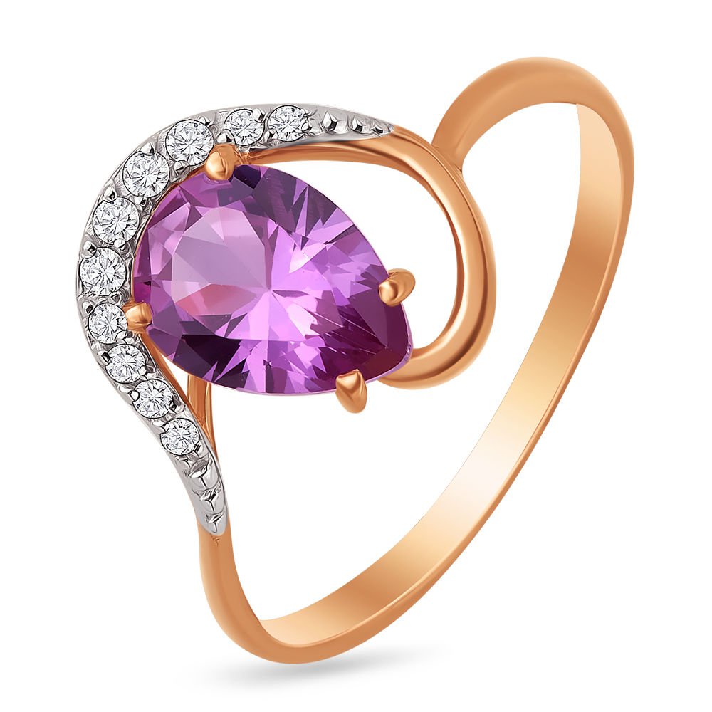 Кольцо женское из красного золота с александритом, фианитом 585Gold 201007976, р, 201007976
Кольцо женское из красного золота с александритом, фианитом 585Gold 201007976, р, 201007976