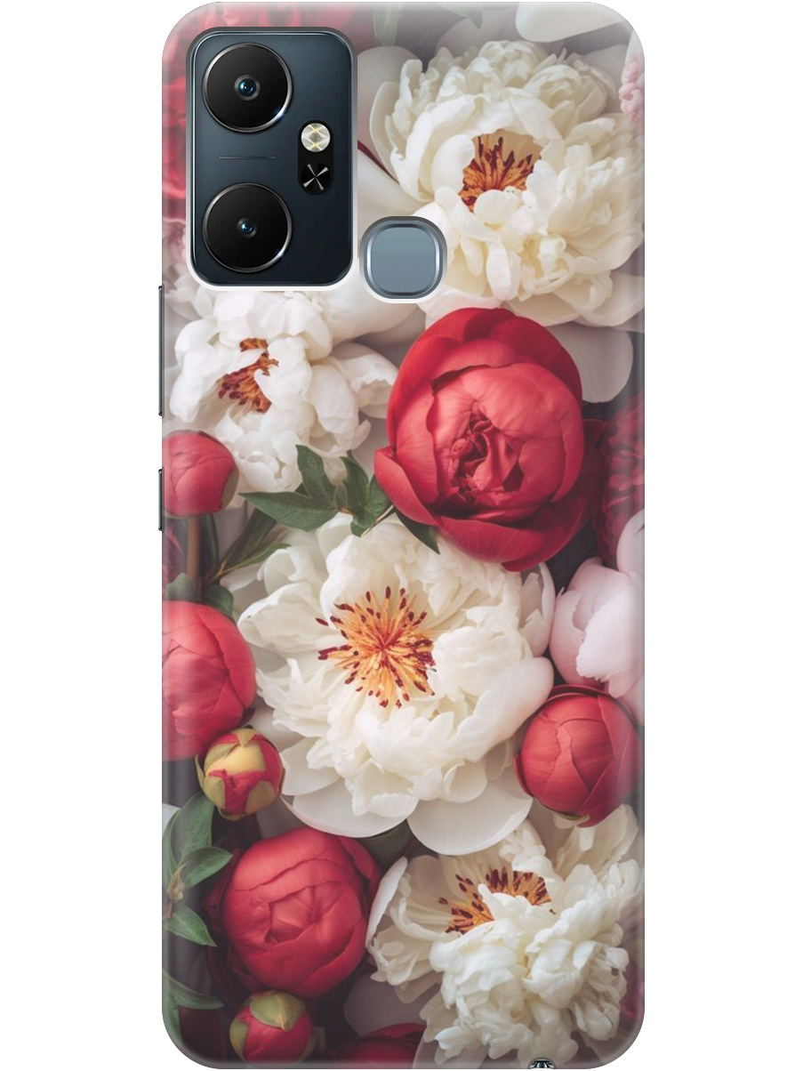 Силиконовый чехол на Infinix Smart 6 Plus с рисунком "Красно-белые пионы", Белый;красный, 20000390
Силиконовый чехол на Infinix Smart 6 Plus с рисунком "Красно-белые пионы", Белый;красный, 20000390