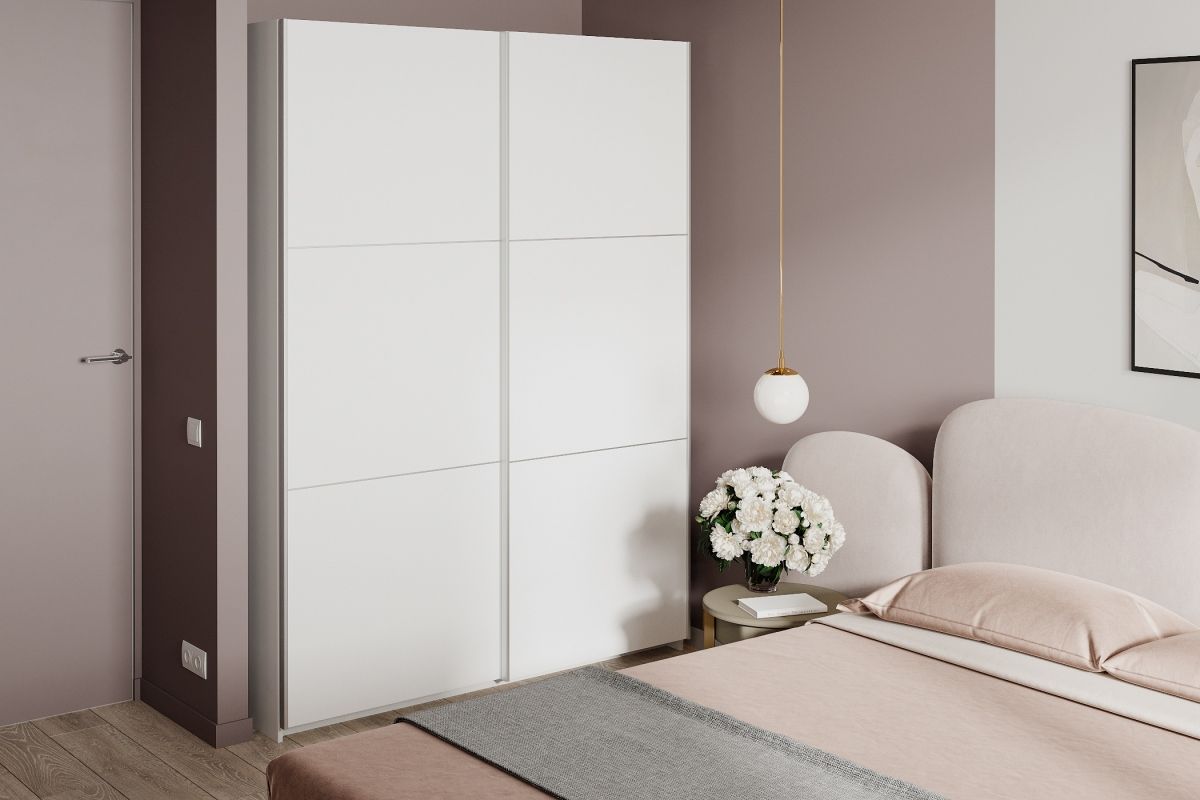 Шкаф-купе Реал-11 Белый для одежды двухдверный 140x200x45 Мегамебель, Реал-11
Шкаф-купе Реал-11 Белый для одежды двухдверный 140x200x45 Мегамебель, Реал-11