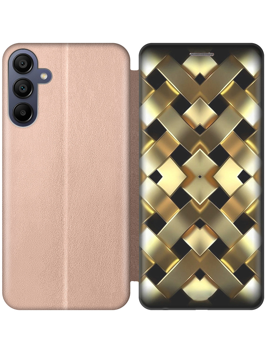 Чехол-книжка на Samsung Galaxy A15 с принтом "Плетение золота" золотой, Золотистый;черный, 780484531
Чехол-книжка на Samsung Galaxy A15 с принтом "Плетение золота" золотой, Золотистый;черный, 780484531