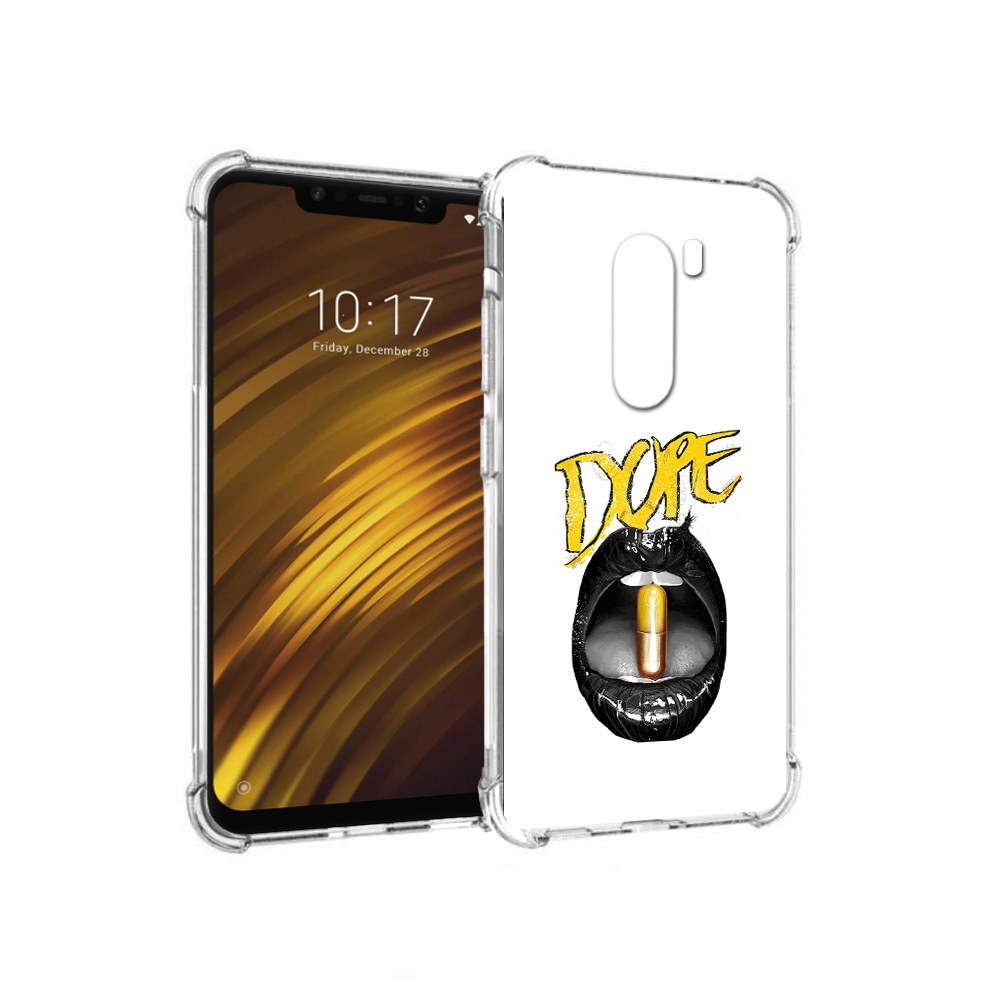 Чехол MyPads Tocco для Xiaomi Pocophone F1 губы (PT116503.308.303), Прозрачный, Tocco 
Чехол MyPads Tocco для Xiaomi Pocophone F1 губы (PT116503.308.303), Прозрачный, Tocco