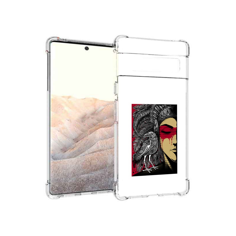 Чехол MyPads Tocco для Google Pixel 6 Pro девушка с вороном в абстракции, Прозрачный, Tocco
Чехол MyPads Tocco для Google Pixel 6 Pro девушка с вороном в абстракции, Прозрачный, Tocco