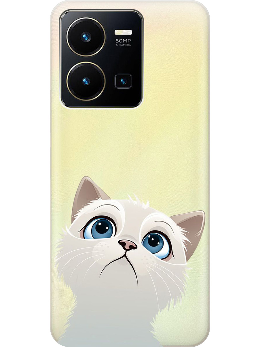 Силиконовый чехол на Vivo Y35 с принтом "Белый котик" прозрачный, Прозрачный;белый, 743695011
Силиконовый чехол на Vivo Y35 с принтом "Белый котик" прозрачный, Прозрачный;белый, 743695011