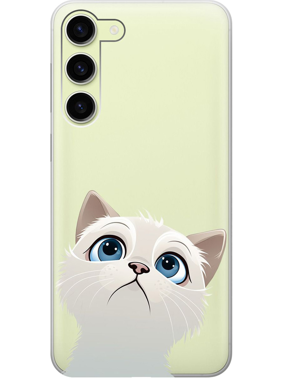 Силиконовый чехол на Samsung Galaxy S23+ с принтом "Белый котик" прозрачный, Прозрачный;белый, 767959311
Силиконовый чехол на Samsung Galaxy S23+ с принтом "Белый котик" прозрачный, Прозрачный;белый, 767959311