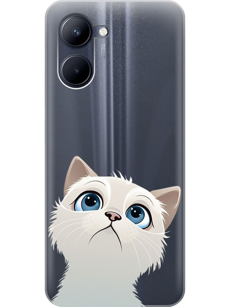 Силиконовый чехол на Realme C33 с принтом "Белый котик" прозрачный, Прозрачный;белый, 766400411
Силиконовый чехол на Realme C33 с принтом "Белый котик" прозрачный, Прозрачный;белый, 766400411