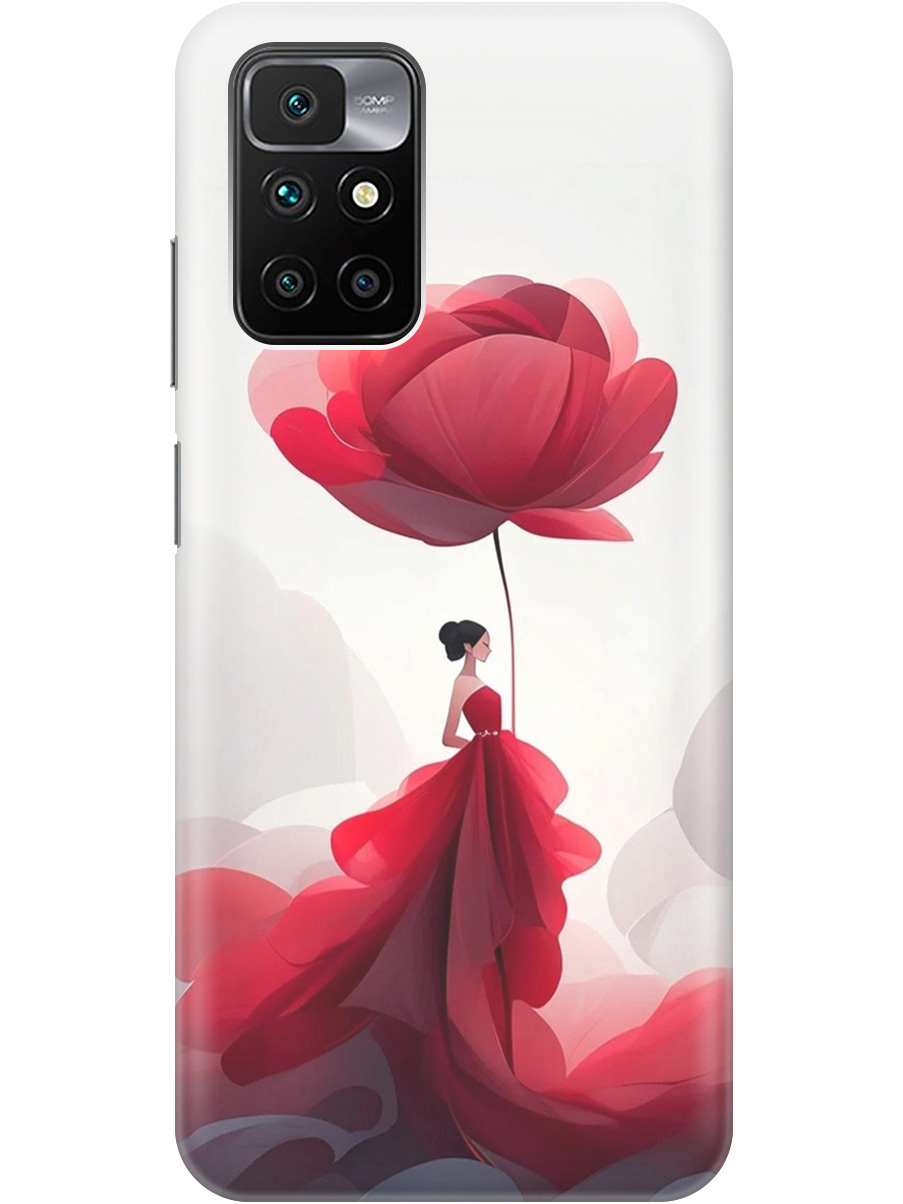 Силиконовый чехол на Xiaomi Redmi 10 с рисунком "Цветочная девушка в красном", Белый;красный, 20000615
Силиконовый чехол на Xiaomi Redmi 10 с рисунком "Цветочная девушка в красном", Белый;красный, 20000615