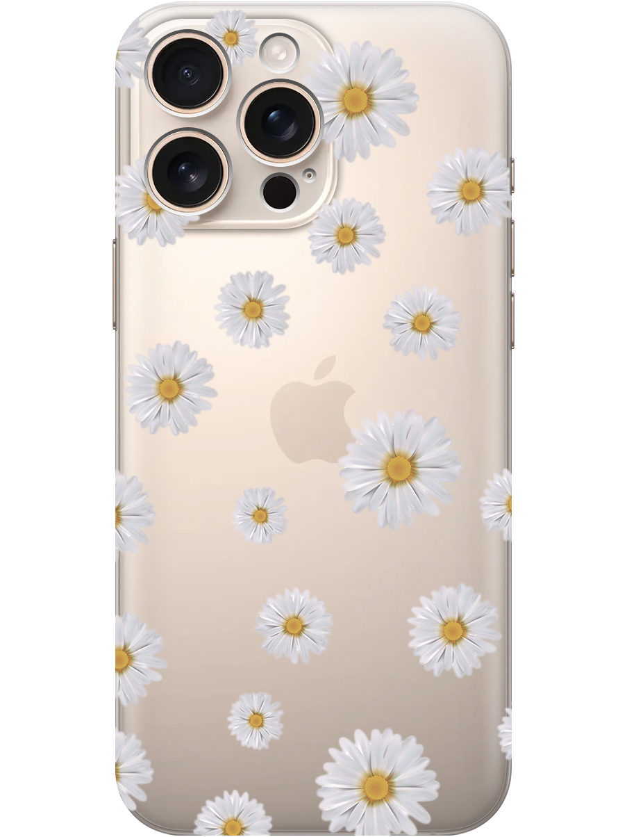 Силиконовый чехол на Apple iPhone 16 Pro Max с принтом "Ромашки" прозрачный, Прозрачный;серый, 785198321
Силиконовый чехол на Apple iPhone 16 Pro Max с принтом "Ромашки" прозрачный, Прозрачный;серый, 785198321