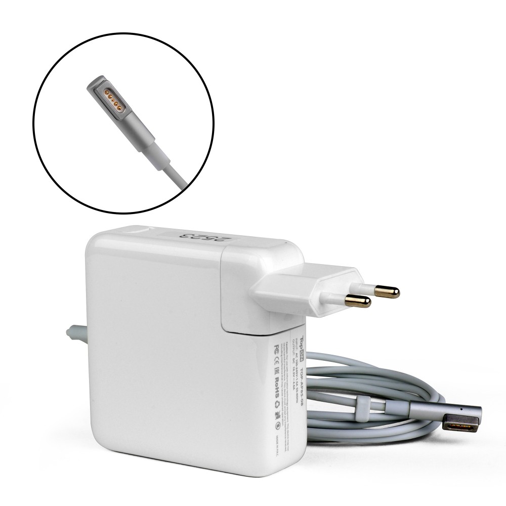Блок питания A1222 для MacBook Pro A1286 15" Mid 2012 85W MS1 18.5V 4.6A TopON, Белый
Блок питания A1222 для MacBook Pro A1286 15" Mid 2012 85W MS1 18.5V 4.6A TopON, Белый